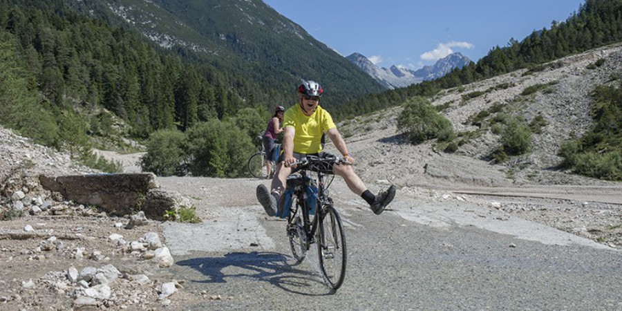 mountainbiker karwendel